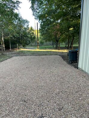 After Two Layers of CRS2 Polymer Liquid Asphalt and Pea Gravel (2)