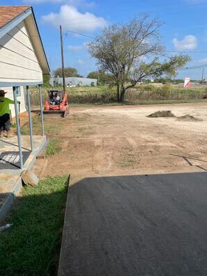 Tar and Chip Paving Before and After in Fort Worth, TX (3)